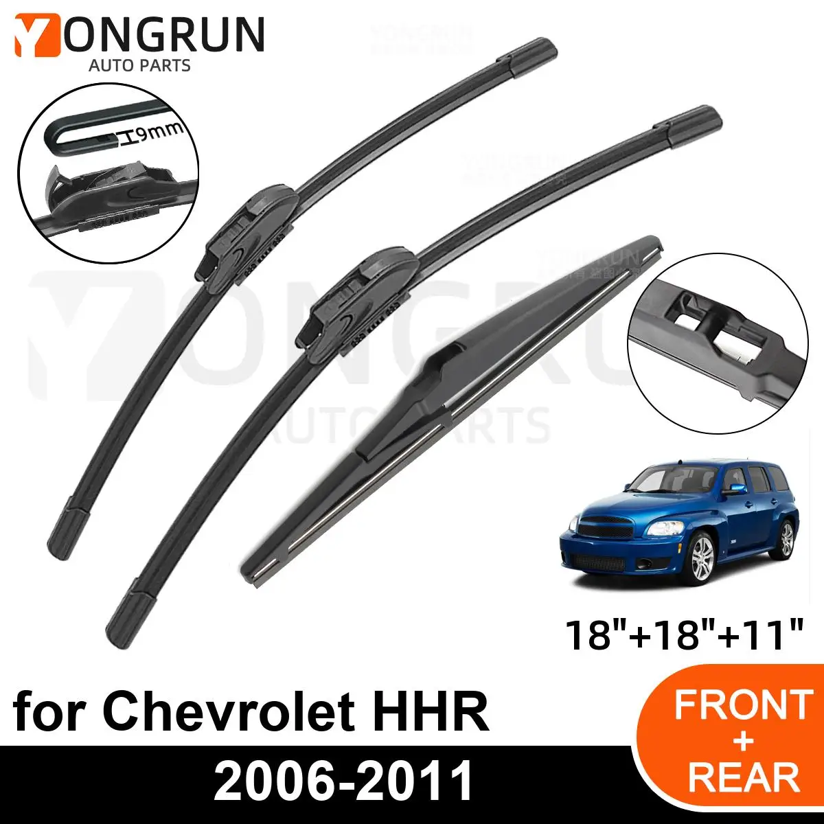 

Щетка стеклоочистителя для Chevrolet HHR 2006-2011, 3 шт.