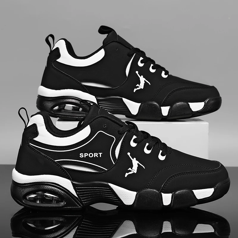 Artificial Leather Men Causal Shoes Male Spring Men Casual Light Shoes Sneakers Lac-up Flats Breathable Outdoors Sapato