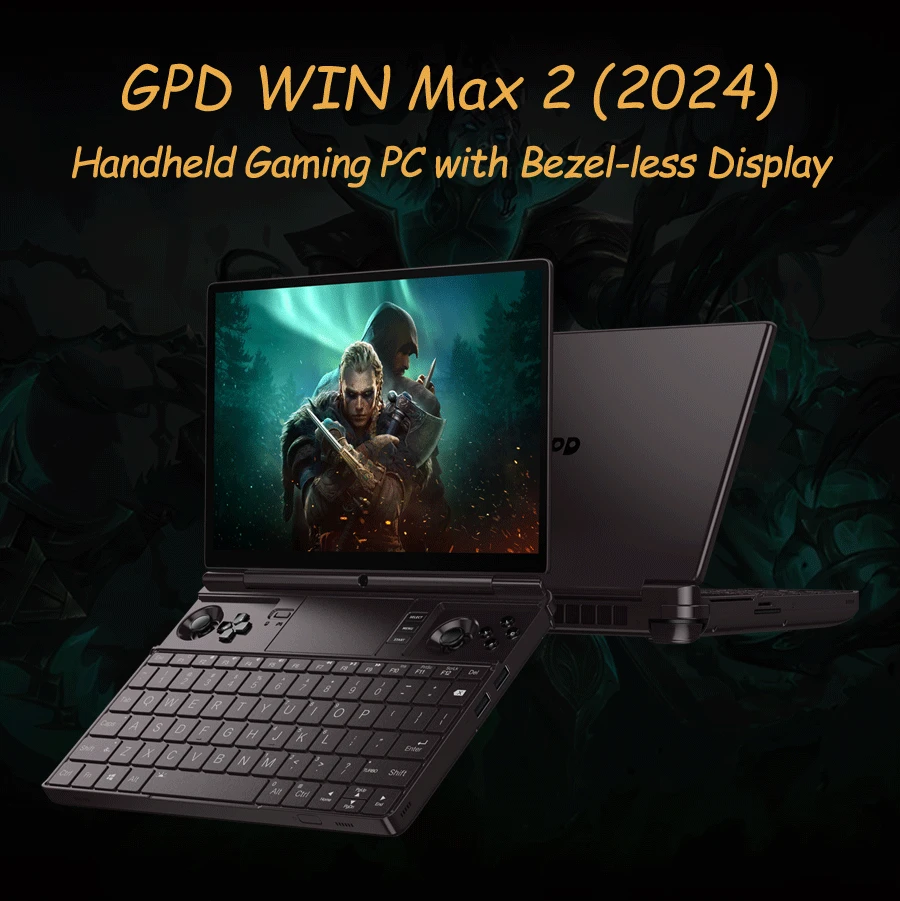 New GPD WIN Max 2 10.1 Inch Windows 11 4G Laptop Chơi Game Máy Tính Xách Tay Di Động Máy Tính Chơi Game AMD Ryzen 7 6800U 32GB RAM 4 GB 1TB SSD 2TB