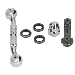 Brake Hose Extend Connector Universal Hydraulic Spare Parts for Motorcycle Modification  Steel Brake Hose Coupling