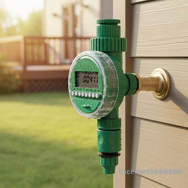 Automatic Watering Timer Waterproof Digital Simple Operation Irrigation Controller for Garden Lawn Yard Potted Plants