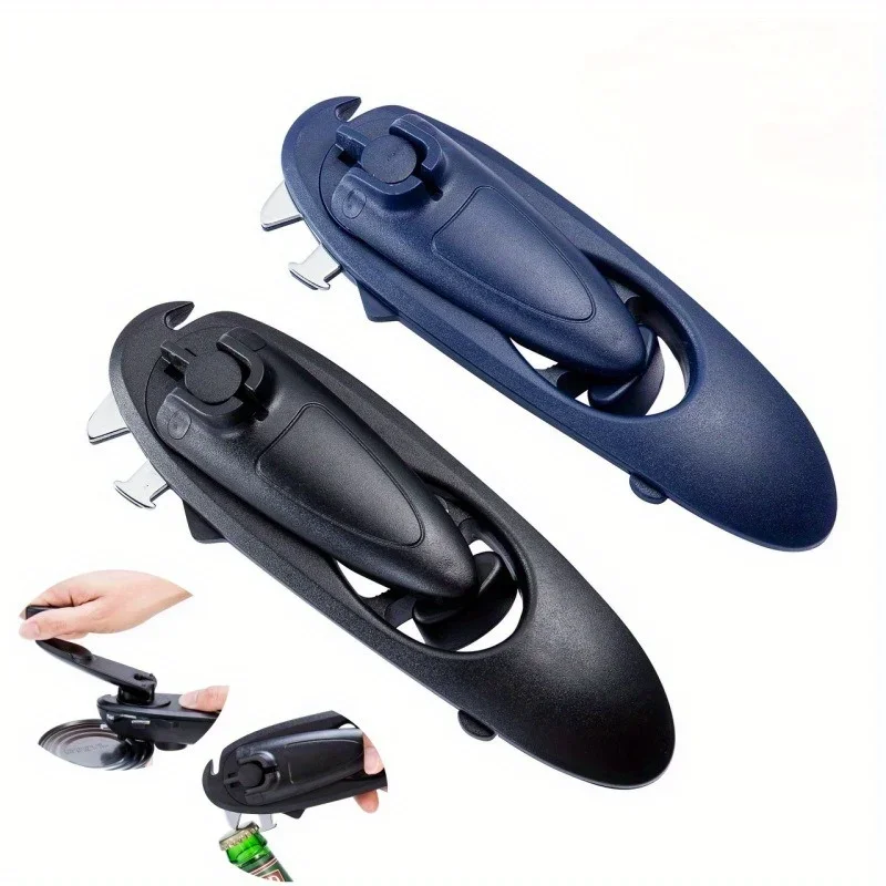 

1Pc 8 in 1 Can Opener Heavy Duty and Tin Opener Beer Bottle Box Open Cans Novel Kitchen Essential Accessories for Jar Opening