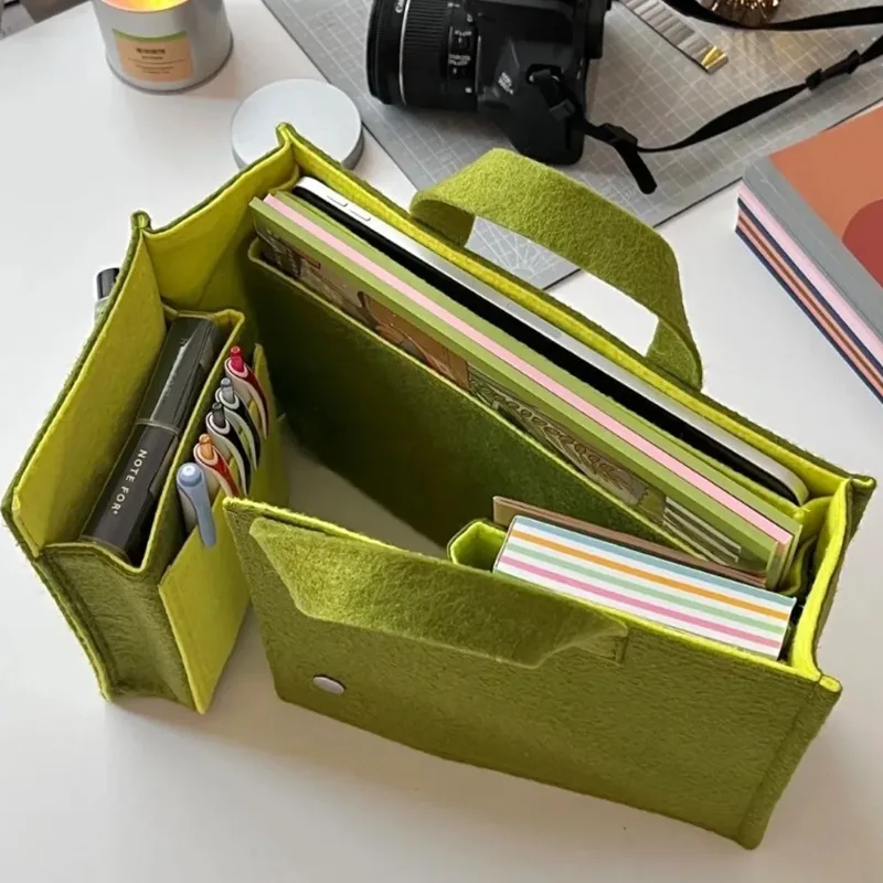 

Women'S Foldable Backpack Laptop Bag Polyester Fiber Storage Bag With Multiple Compartments Travel Briefcase Handbag Organizer