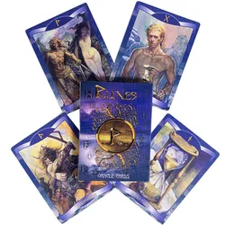 Fogli inglese Veriosn rune Oracle Cards giochi da tavolo