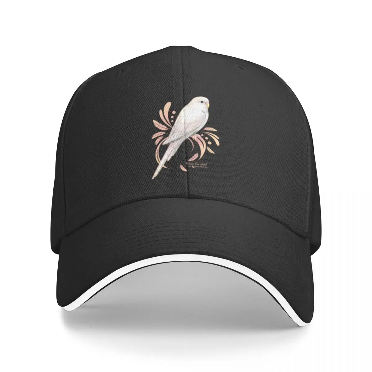 

White Parakeet A Baseball Caps Hat