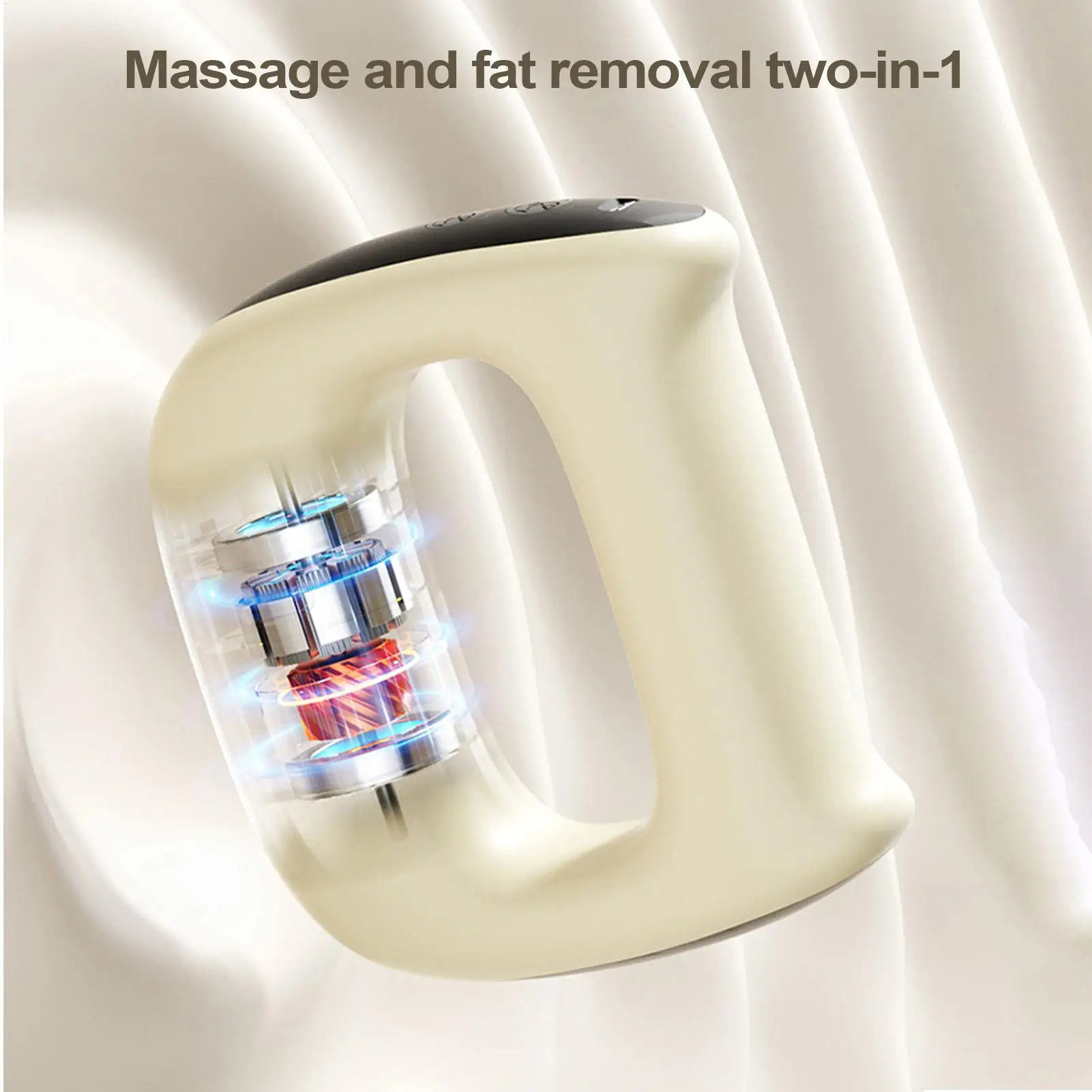 

Fascia Ring Body Fascia Massager Vibrations Ring Portable Electric Massage Tool Muscle Relaxation For Belly Legs Abdomen Arms