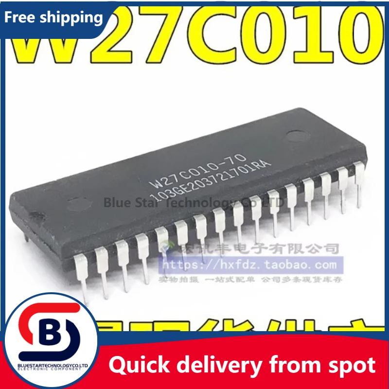 Free Shipping 50pcs/lots W27C020-70 DIP-32 New IC In stock!