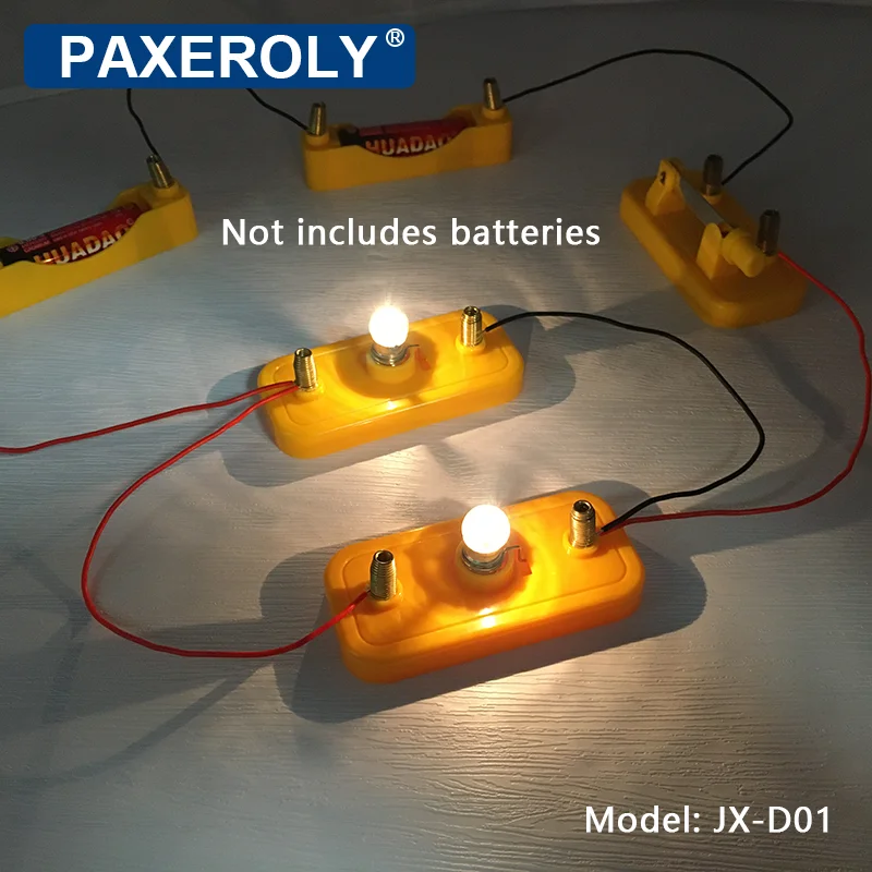 basico circuito eletrico kit toy ciencia ensino de fisica experiment grupo serie faca voce mesmo circuito paralelo interruptor lampada 01