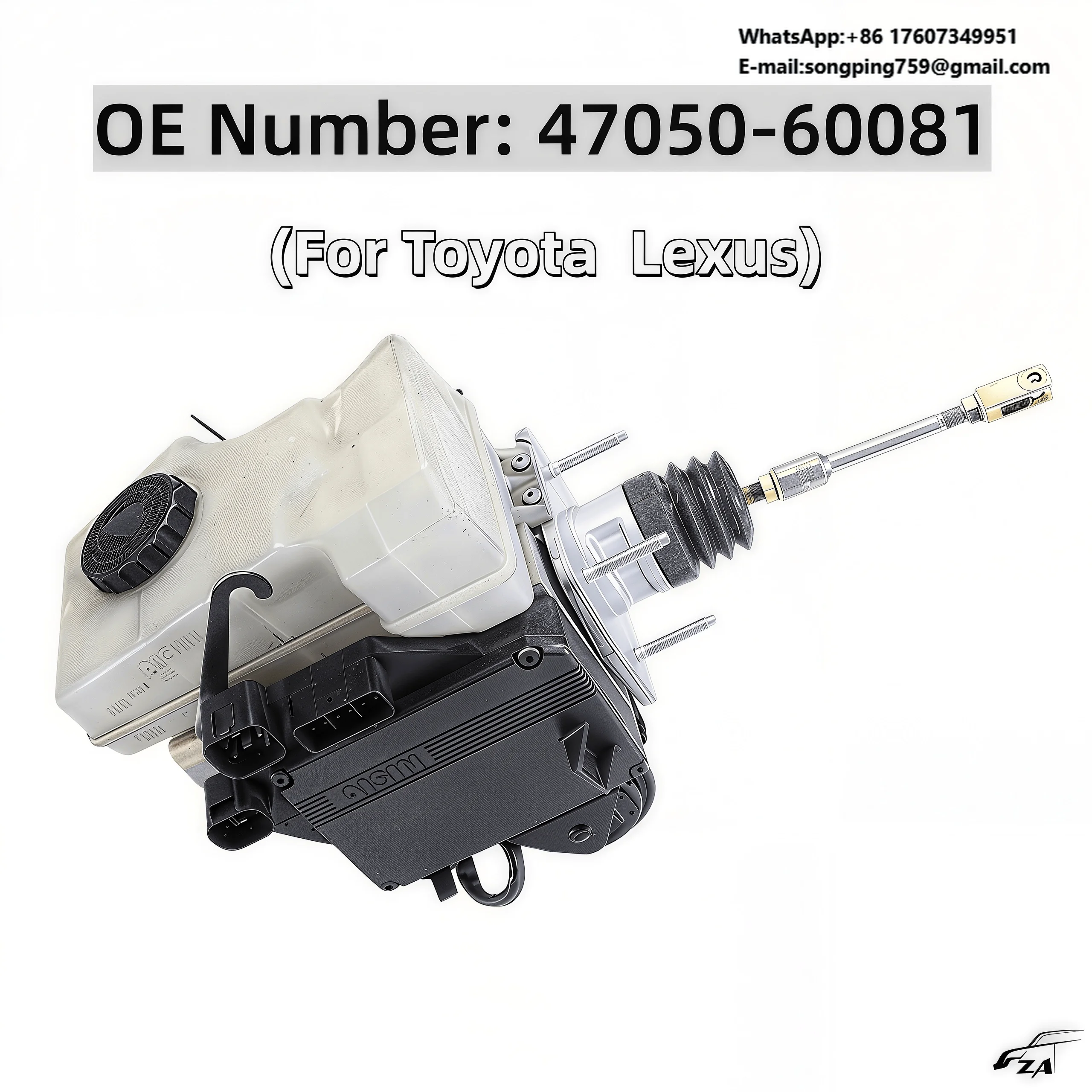 

ZhenAo High Quality Auto ABS Brake Pump Master Cylinder Booster Actuator 4705060081 for Toyota Lexus