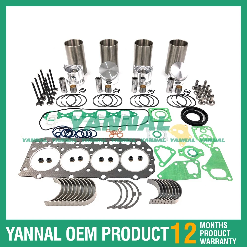 S4D84E-1FD 4D84-1 Overhaul Rebuild Kit for Komatsu Skid Steer Loader SK815