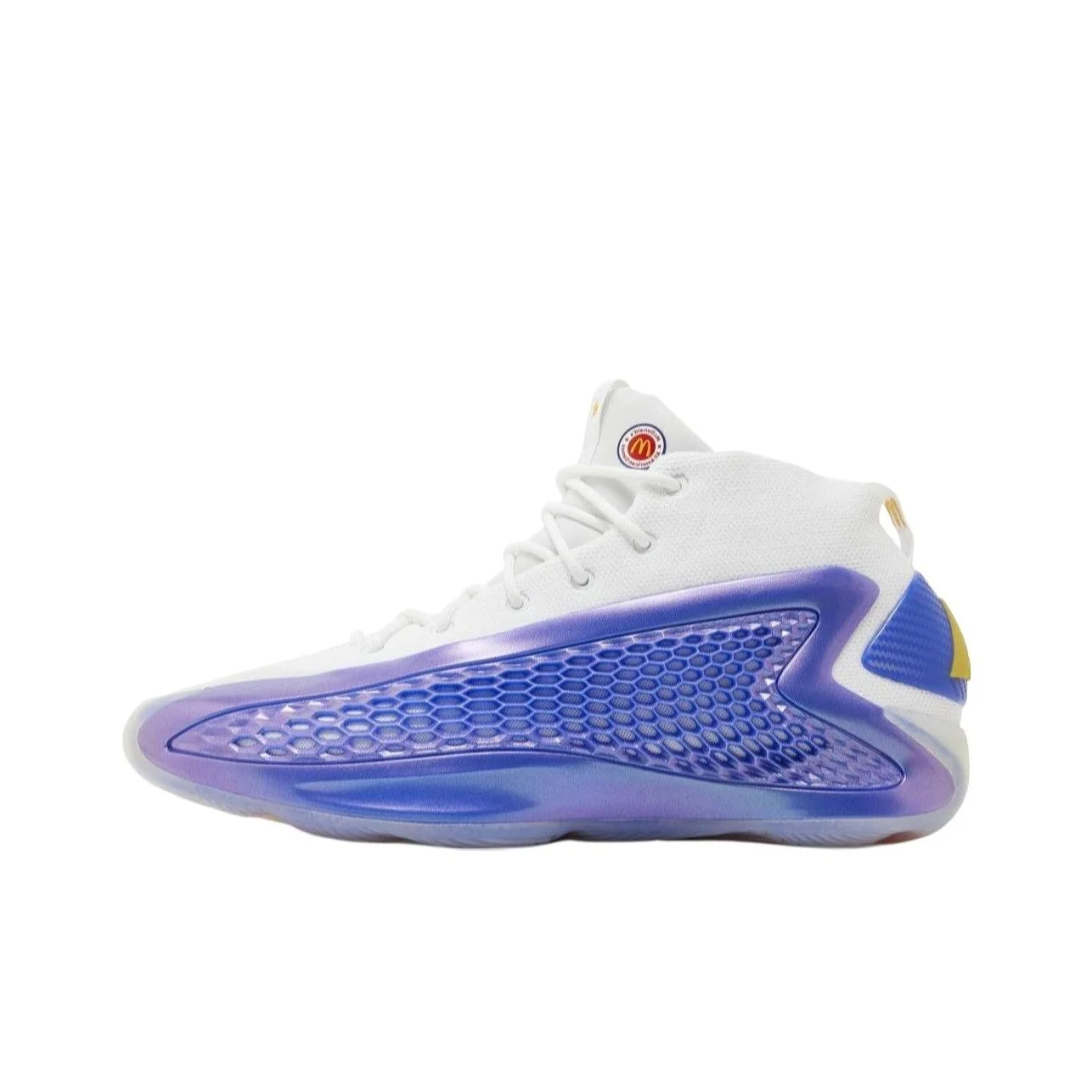 Adidas A.E. 1 Basketball Shoes Men's Mid Top White Blue IH9877