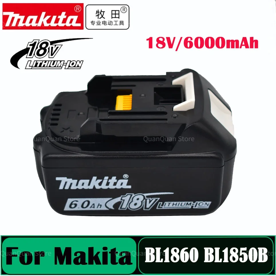 

Makita Original Lithium ion Rechargeable Battery 18V 6000mAh 18v 6.0Ah drill Replacement Battery BL1860 BL1830 BL1850 BL1860B