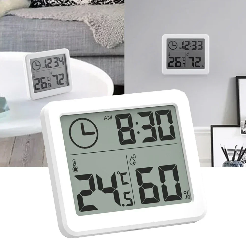 Indoor Temperature Monitor Digital LCD Thermometer High Stability & Accuracy Indoor & Outdoor Temperature Display