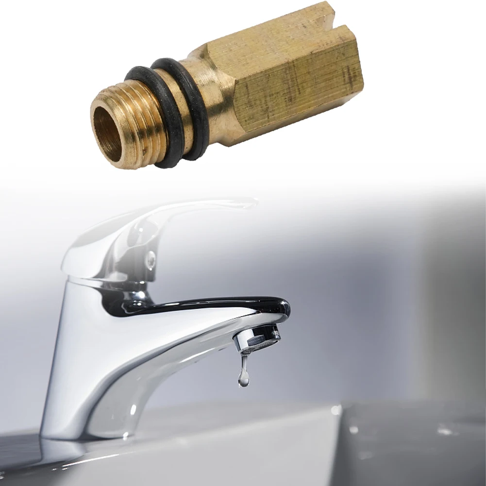 

Cold And Hot Hose Faucet Plug Refit Single Hole Hose Inlet Pipe Fitting Bathroom Wash Pan Home Kitchen Tap Blanking Plug