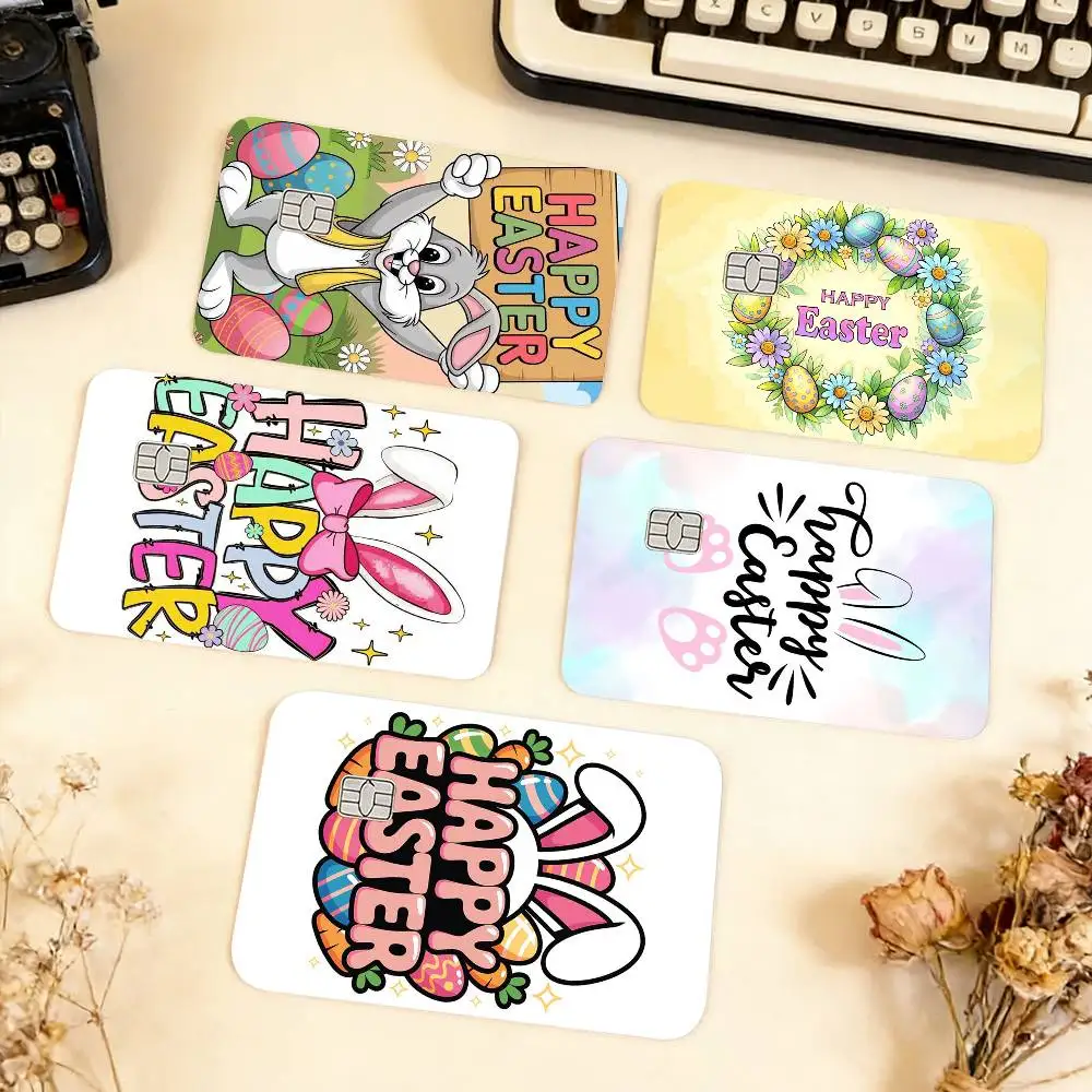 

Happy Easter To You Waterproof Film Skin Cover Credit Card Stickers Debit Front Bank Bus Pass