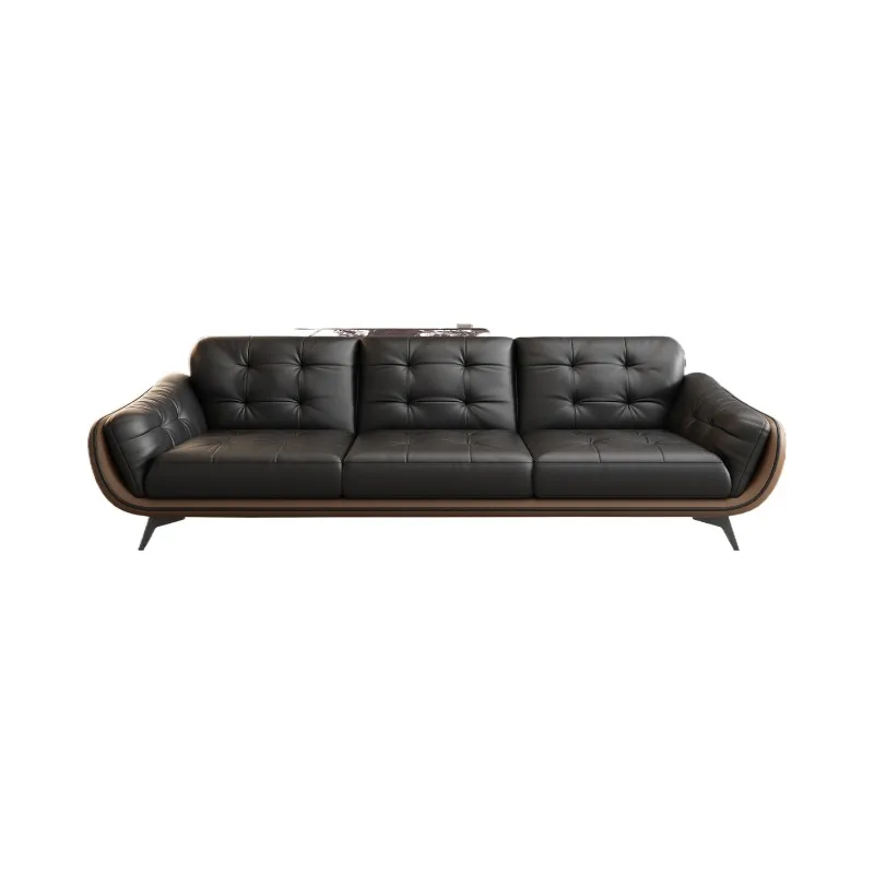 Simple office sofa, casual boss for business three people