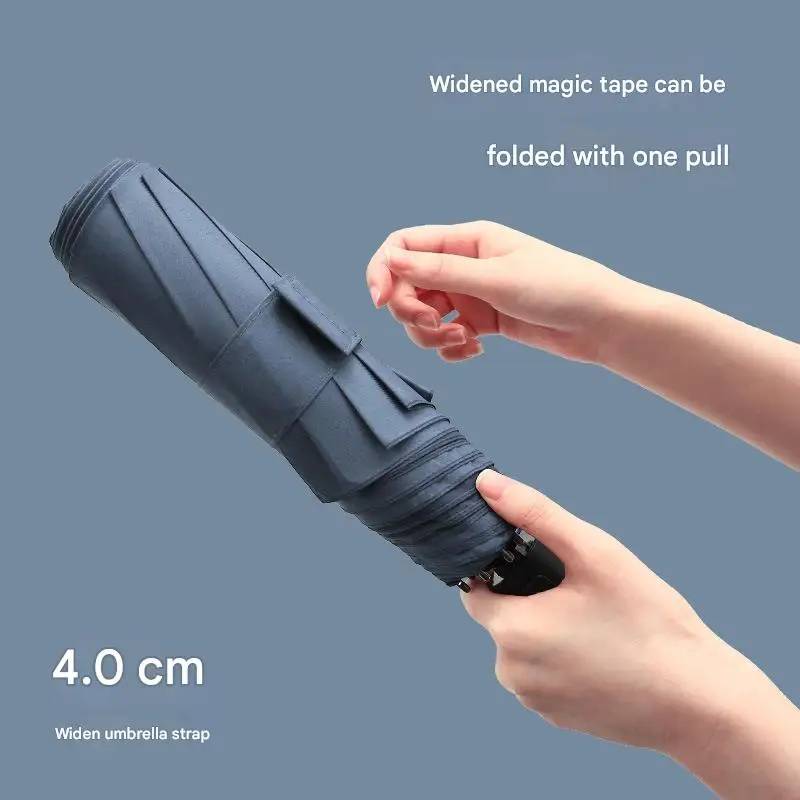 مظلة شمسية أوتوماتيكية بالكامل رقعة الذاكرة مظلة خالية من الطي كبيرة سميكة معززة متينة قابلة للطي مظلة مثبتة على السيارة