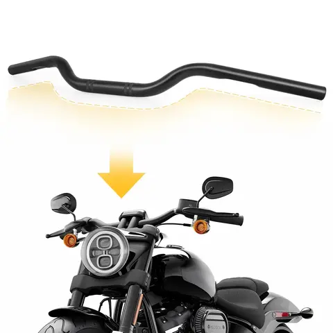 Motorcycle 22mm 25mm Steering Wheel Handlebar Retro Motorbike Handle Bars for XL883 XL1200 X 48 Dyna Softail Chopper Cafe Racer