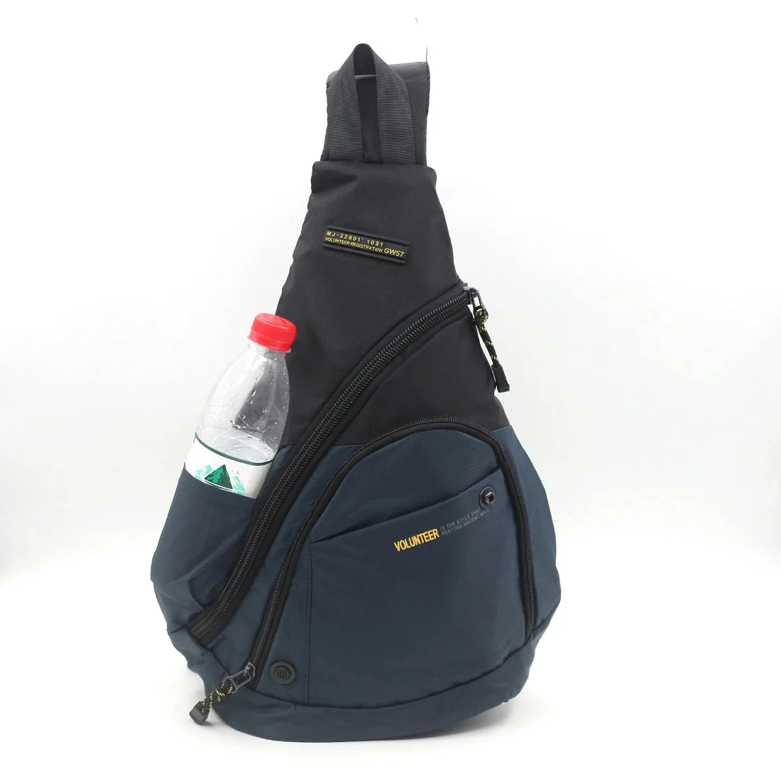 Fashion Single Rucksack Backpack with Water Bottle/Kettle Bag Military Cross body Messenger Chest Bags Daypack Knapsack