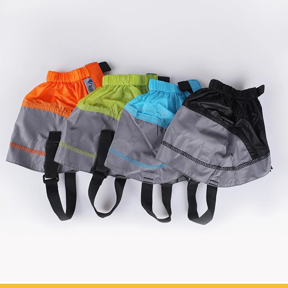 

1Pair Waterproof Gaiters Easy Fold Compact Design Fast Drying Ankle Gaiters for Hiking Walking Outdoor Mud Guard Protection