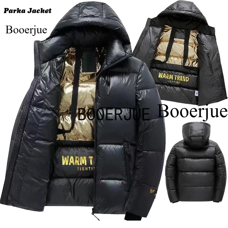 Men Winter Parka Jacket Classic Outdoor Hiking Sport Windproof Hooded Warm Puffer Jackets High Quality Fashion Thick Cotton Coat
