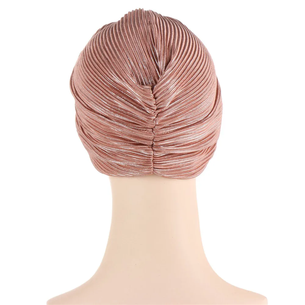 Novo muçulmano hijab turbante torção nó gorros gorro chapéu feminino quimio boné lenço envoltório perda de cabelo capa cachecol interno hijabs headwear