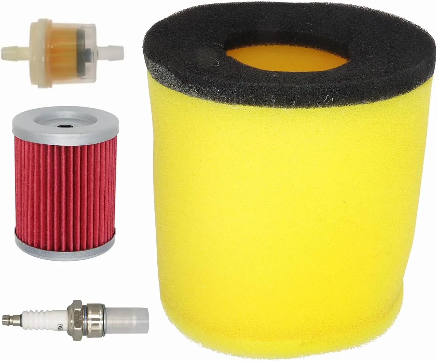 Filtro de Aire y Bujía 13780-05G00 para Suzuki Ozark 250 LTF250 Quadsport Z250 LTZ250 2x4 King Quad 300 LTF4WDX 13780-05G10