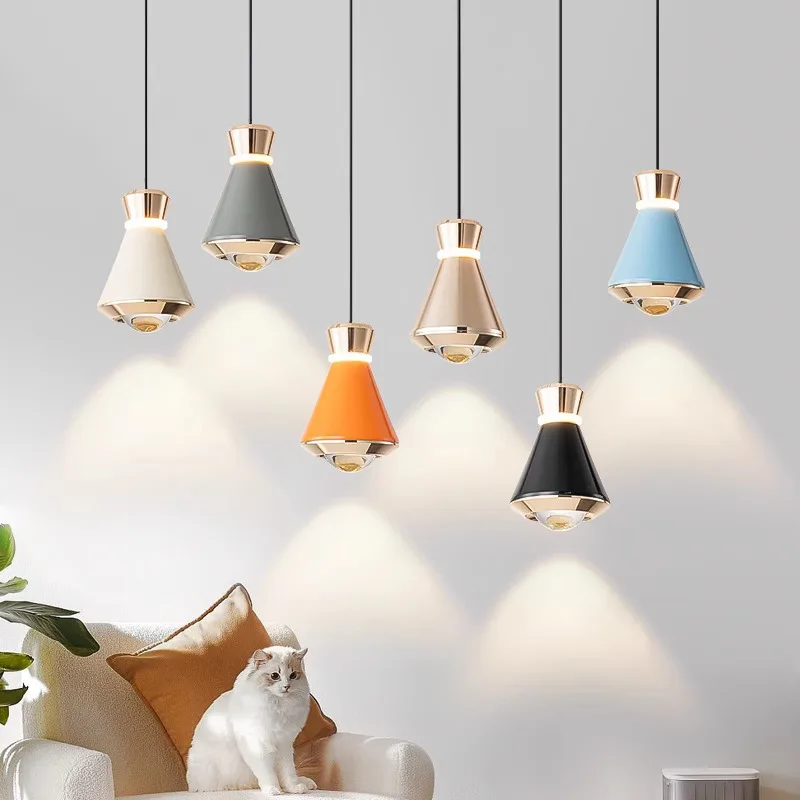 Bedroom Dining Pendant Lamp Bedside Long Line Pendant Lamp Light Luxury Modern Simplicity Creative Personality Artistic Lamp