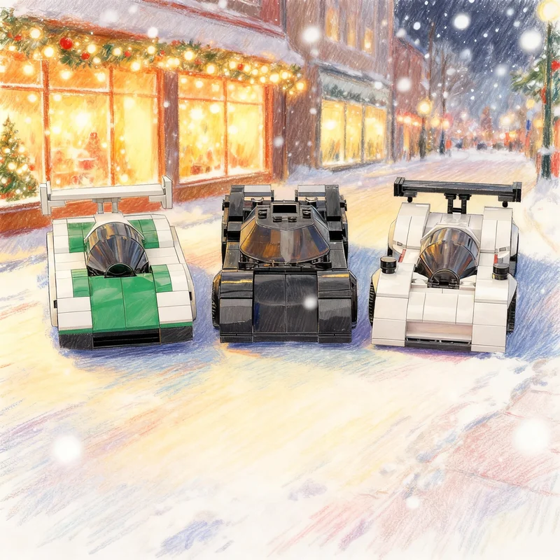 

892 детали MOC LE MANS STARS Rondeau Lanciased Peugeot City Champions, конструктор, модель, строительные блоки, рождественский подарок, игрушка для сборки