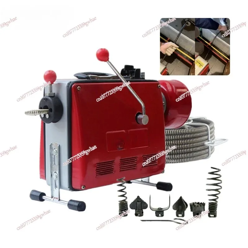 

100D Full-automatic Electric Pipe Dredging Machine Professional Sewer Dredger Toilet Floor Drain Dredging Cleaning Machine