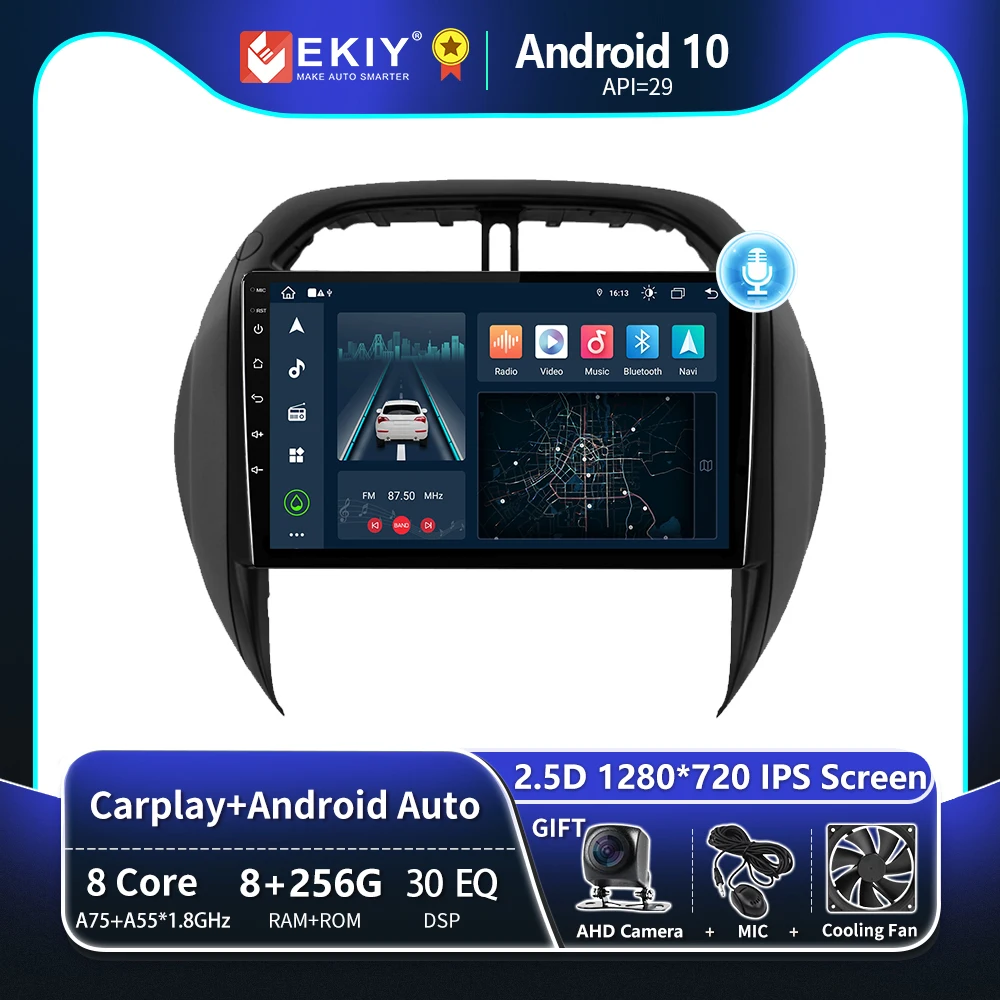 

EKIY T8 Android Radio For Toyota RAV4 RAV 4 2003 2004 2005 Car Multimedia Player DSP Navigation GPS CarPlay Stereo BT Head Unit