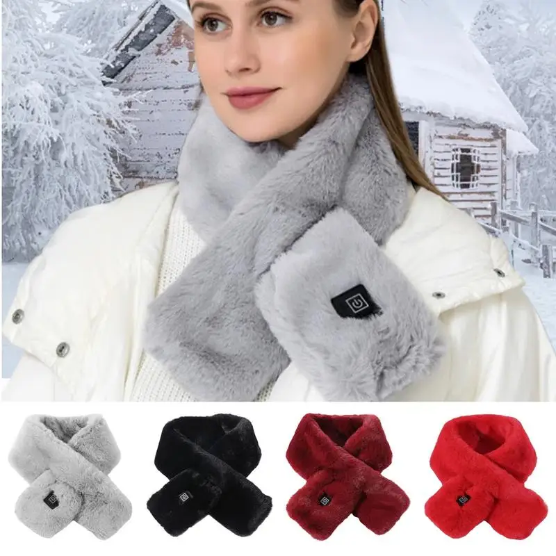 

Heated Scarf for Women Rechargeable Neck Warmer with 3 Settings 88cm Fast Heating Electric Scarf Warm USB Heated Scarf for