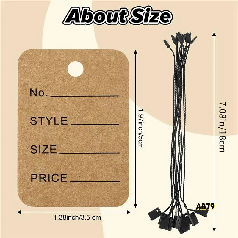 5000 조각 가격 태그 및 행 태그 문자열, 의류 마킹 태그 용 의류 태그 Unstrung 태그 저장소 태그