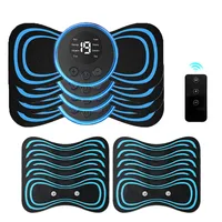 EMS Cervical Spine Massager Mini Electric Neck Massager Tens Low Pulse Neck Back Body Muscle Stimulator Arm Leg Relaxation Pads