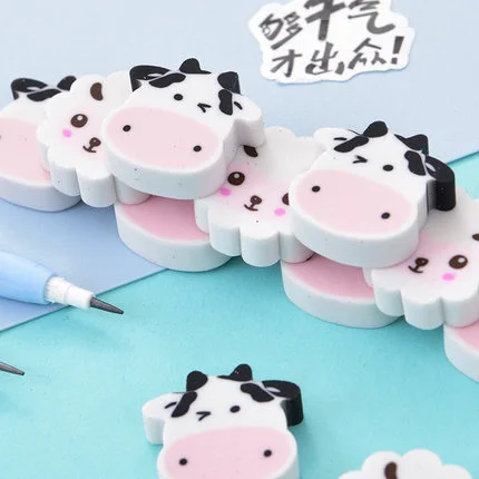 6Boxes Deli 71054 Cartoon Children Rubber 22Pcs/box Lovely Kawaii Painting Eraser Student Office Supplies Stationery