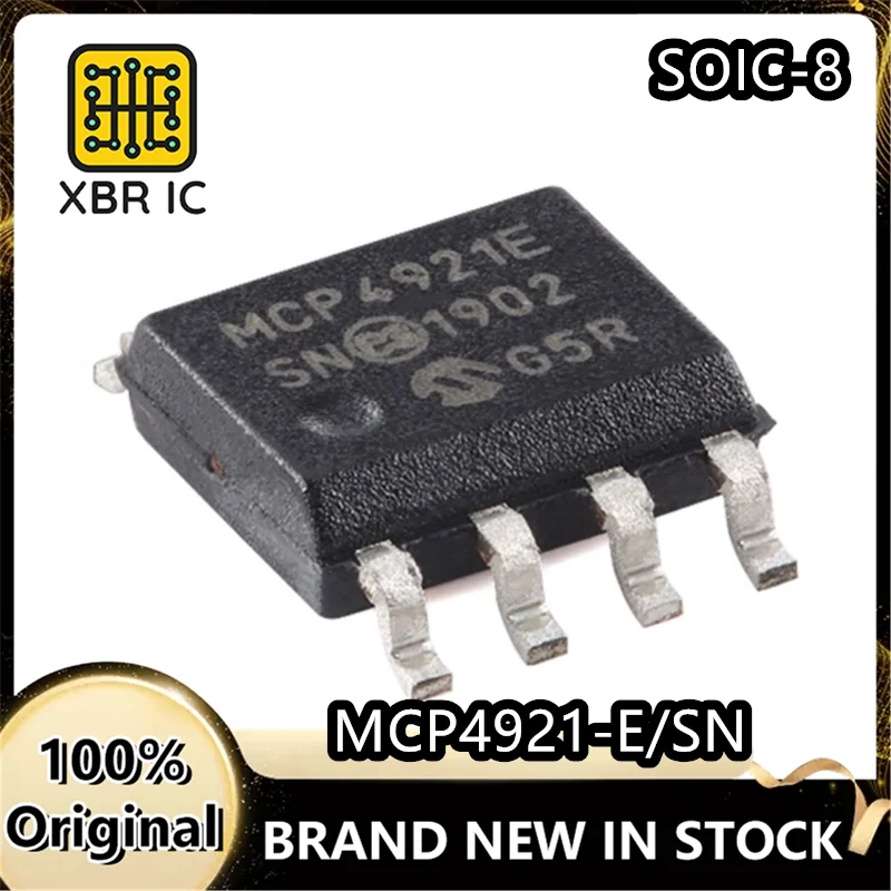 (10/30 pieces) MCP4921-E/SN MCP4921E Analog-to-Digital Converter Chip SOP-8 Brand New Genuine Authentic In Stock