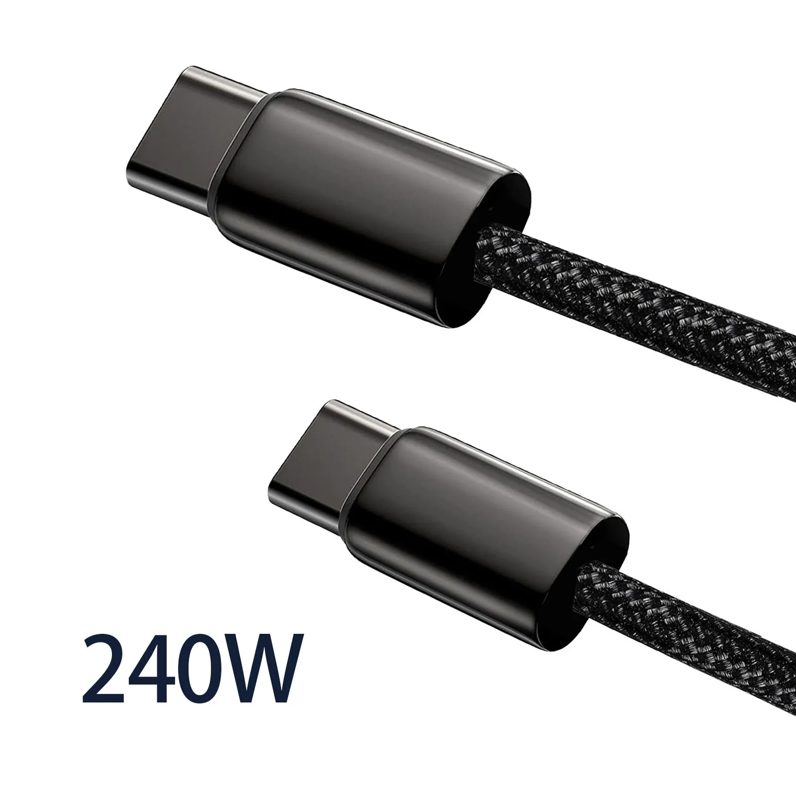 

240W/100W PD3.1 Fast Charging Cable for iPhone16/15, Samsung S24/23/22, iPad Pro, Macbook Pro, Nylon Braided Durable Cable.
