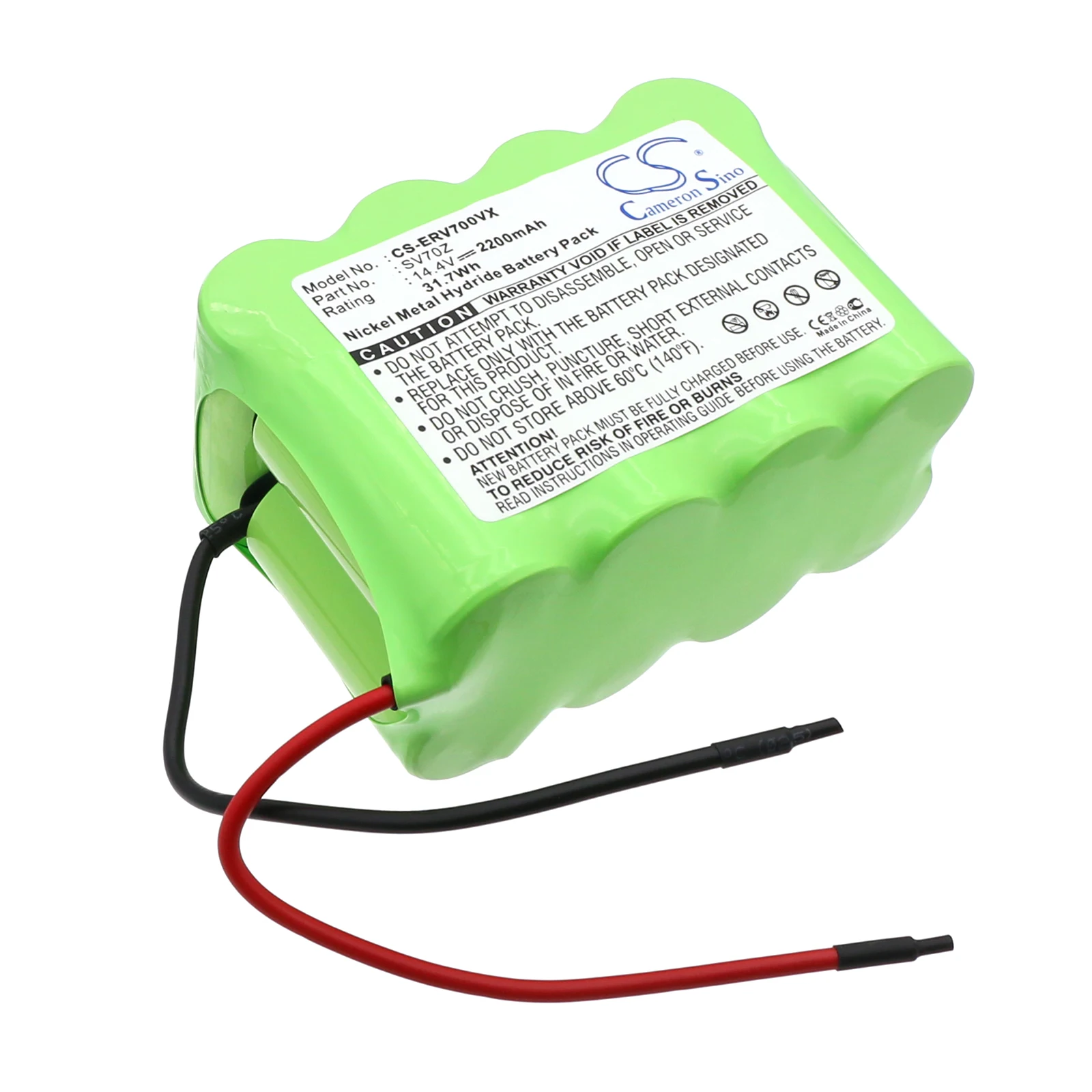 

Ni-MH Vacuum Battery for Bosch, 14.4V, 2200mAh, Compatible Models: Constructa Balay Neff 751992, Move 2in1, Move 2in1 14.4V