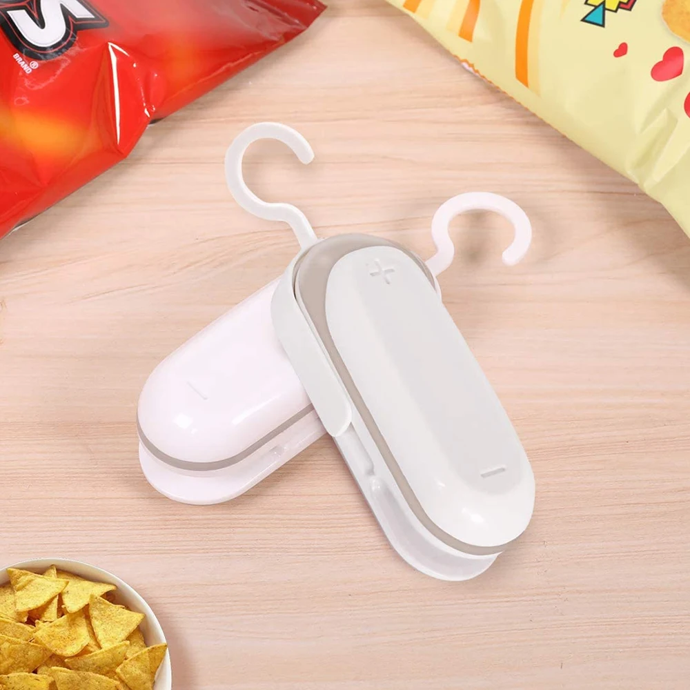 Portable Mini Heat Sealing Machine, Portable Food And Fruit Preservation Sealing Clip, Hand Pressure Sealing Clip, Kitchen Tool