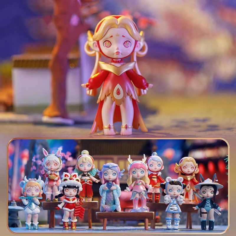 لعبة Toycity الأصلية منتج جديد من Laura سلسلة النمط الصيني الجديد العصرية للعب صندوق أعمى هدية للفتيات