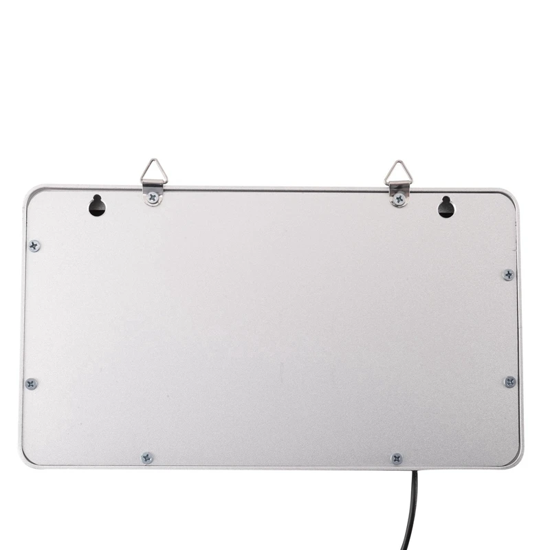 ABFT-2X เครื่องวัดอุณหภูมิสระว่ายน้ําพร้อมจอแสดงผล LED กันน้ําเครื่องวัดอุณหภูมิสําหรับถังปลาน้ําเครื่องวัดอุณหภูมิกลางแจ้ง EU Plug
