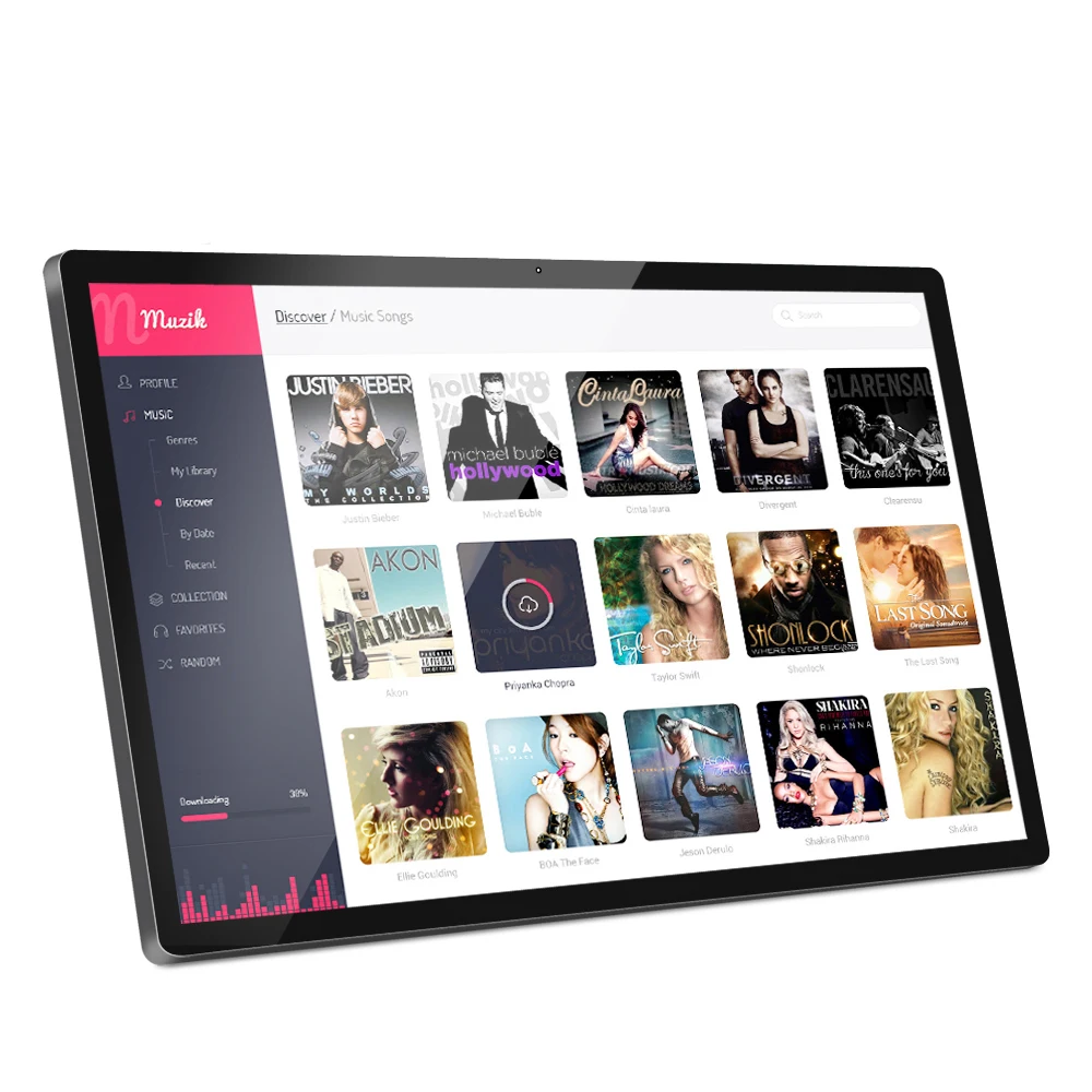 

China Tablet Pc Manufacturer 24" Wall Mounted Android 11 CE FCC Tablet RK3568/3288/3399 Unlocked bluetooth Digital Signage