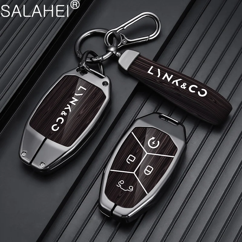

Zinc Alloy Style Car Remote Key Case Cover Shell Protector Keyless for LYNK&CO Lynk Co 01 02 03 05 06 01 Keychain Accessories