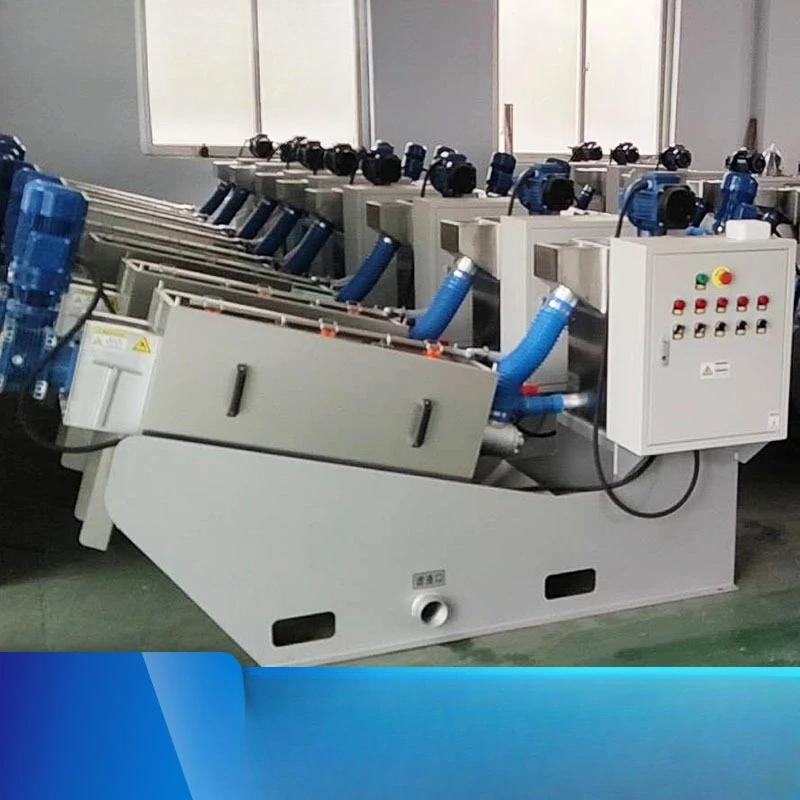 Stacking machine Dewatering machine Sewage treatment Domestic sewage Sludge water separator Mobile sludge dewatering