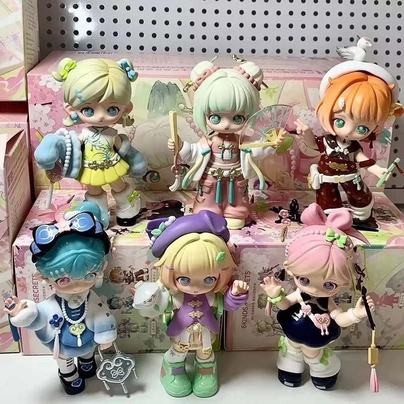 

Simontoys TEENNAR Oriental Overture Series Blind Box Mini Mystery Caja Collectible Figure Desk Decor Anime Girl Birthday Gifts