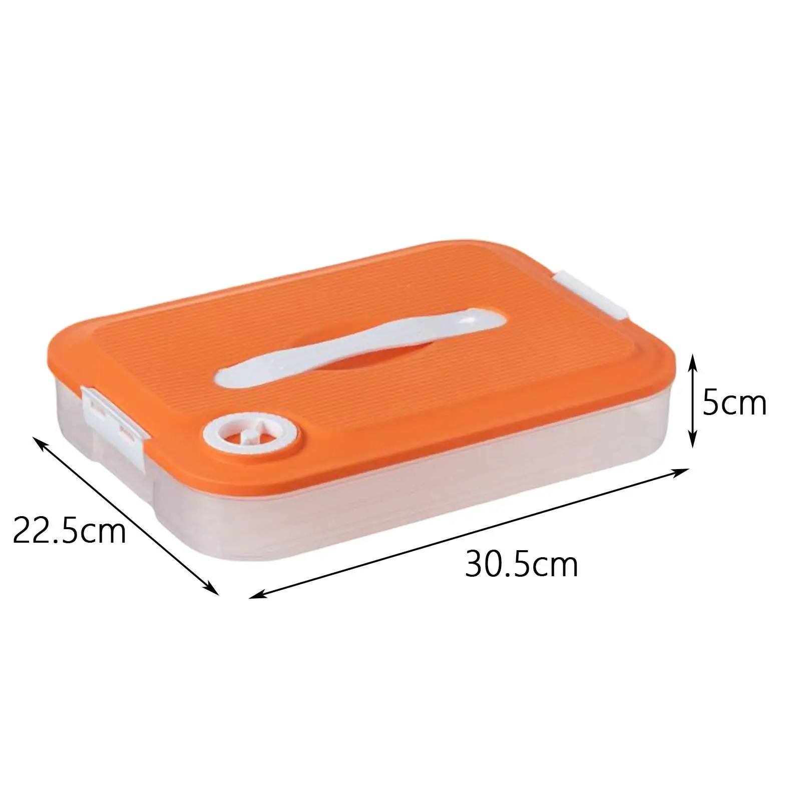 Dumpling Box Bins with Handle Dumpling Organizer Food Storage Containers for Fridge