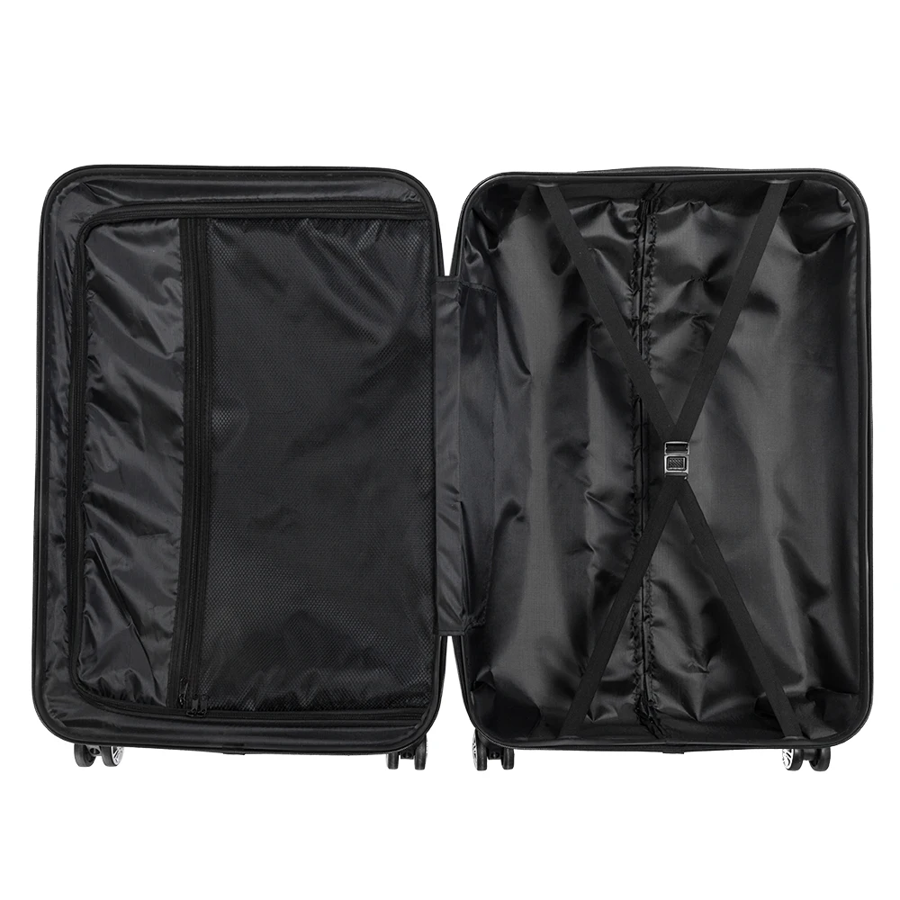 مجموعة أمتعة Softside قابلة للتوسيع مكونة من 3 قطع حقيبة سفر تستقيم سبينر Softshell خفيفة الوزن