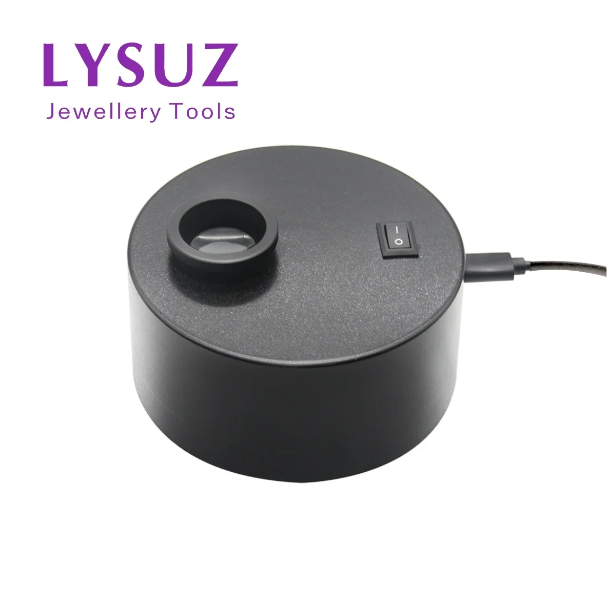 DarkFIeld UV365nm Lamp Portable Rechargeable Fluorescent Light for Diamond Gemstone Jewelry Jade Ruby Gemological Identification