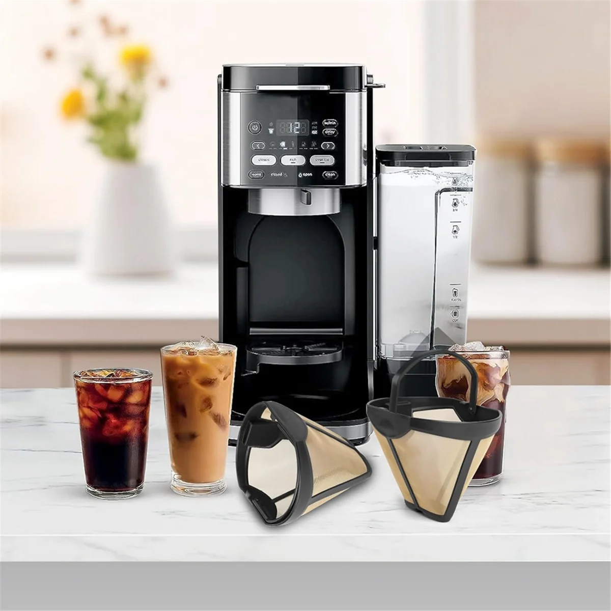 Filtro caffè riutilizzabile per Ninja CFP307 CFP201 CFP250A CFP300 CFP301 CFP305 Accessori per caffè per macchina da caffè Dual Brew