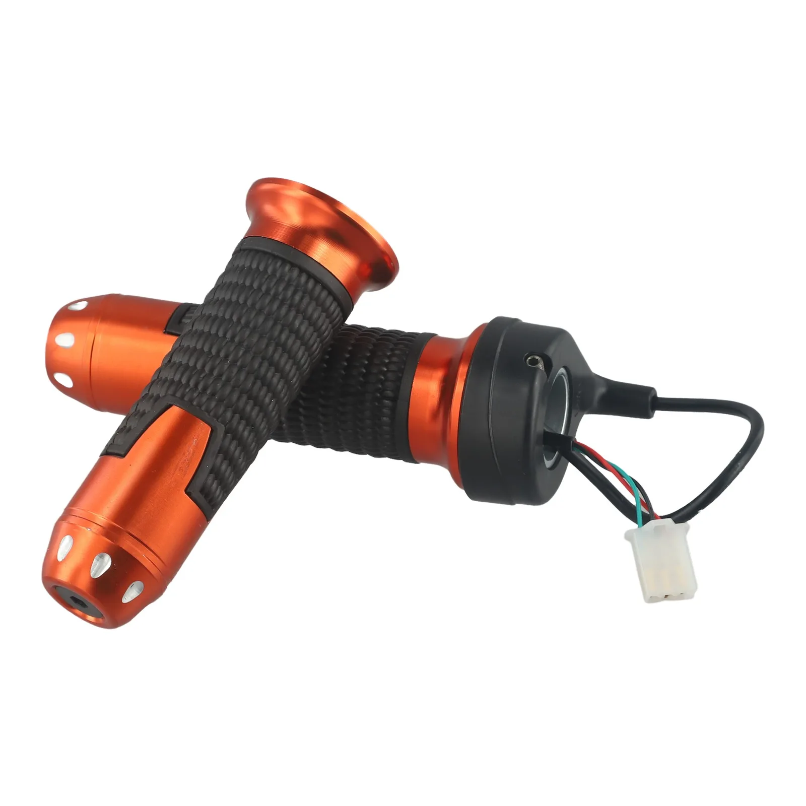 Electric Bicycle Handle Throttle Aluminum Alloy Speed Control Rotary Accelerator For Ebike Tricycle 12V/24V/36V/48V/60V/72V